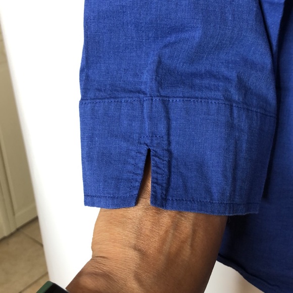 Croft & Barrow Womens Blue Button Down Front Long Sleeves 2X PLUS SIZE - Picture 6 of 9